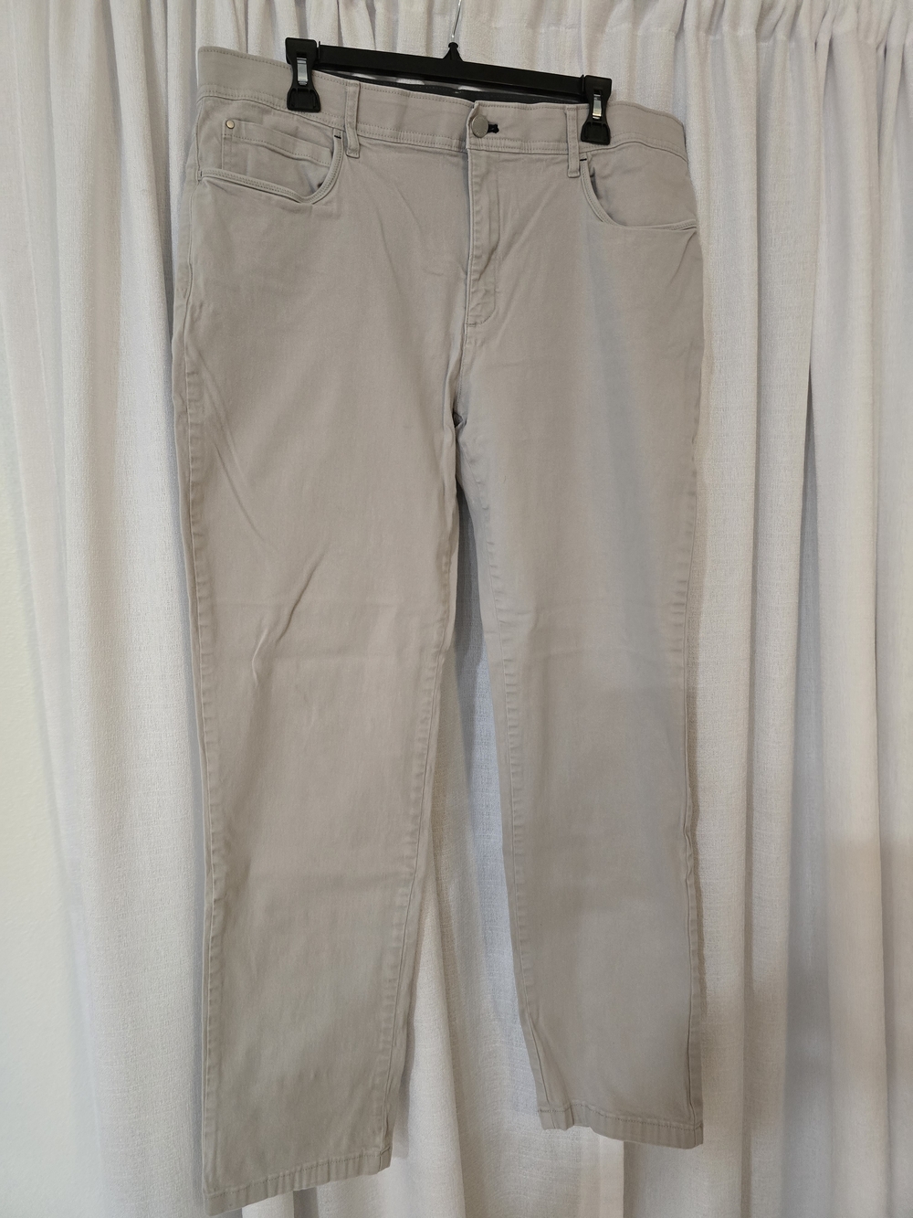 Calvin Klein Men's Khaki Chinos in Light Beige